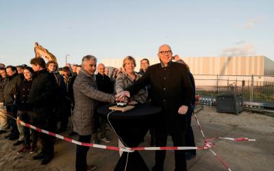 Inschuiven spoortunnel Heierhoevenweg Greenport Venlo