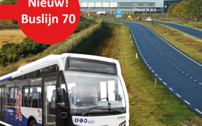 Buslijn naar bedrijven Trade Port Noord en Brightlands Campus Venlo